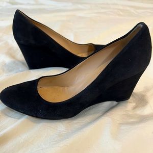 J Crew Suede Wedge Heel Size 7